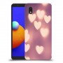 לבבות מעורפלים בחום כיסוי מגן קשיח מעוצב ל Samsung Galaxy A01 Core יחידה אחת סקרין מובייל