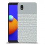 נקודות לבנות אפור כיסוי מגן קשיח מעוצב ל Samsung Galaxy A01 Core יחידה אחת סקרין מובייל