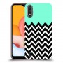 פסים במנטה כיסוי מגן קשיח מעוצב ל Samsung Galaxy A01 יחידה אחת סקרין מובייל