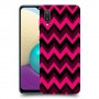 קווי סגול כיסוי מגן קשיח מעוצב ל Samsung Galaxy A02 יחידה אחת סקרין מובייל