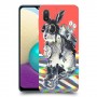 ארנבון מוזר כיסוי מגן קשיח מעוצב ל Samsung Galaxy A02 יחידה אחת סקרין מובייל