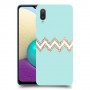 פסים בירוק כיסוי מגן קשיח מעוצב ל Samsung Galaxy A02 יחידה אחת סקרין מובייל