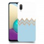 לבן כחול כיסוי מגן קשיח מעוצב ל Samsung Galaxy A02 יחידה אחת סקרין מובייל