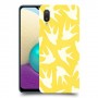 צהוב ציפור החיים כיסוי מגן קשיח מעוצב ל Samsung Galaxy A02 יחידה אחת סקרין מובייל