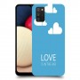 אהבה באוויר כיסוי מגן קשיח מעוצב ל Samsung Galaxy A02s יחידה אחת סקרין מובייל