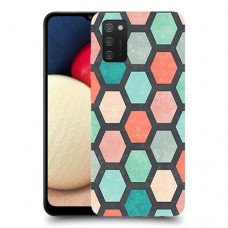 חלת דבש הונבד כיסוי מגן קשיח מעוצב ל Samsung Galaxy A02s יחידה אחת סקרין מובייל