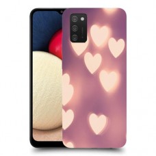 לבבות מעורפלים בחום כיסוי מגן קשיח מעוצב ל Samsung Galaxy A02s יחידה אחת סקרין מובייל