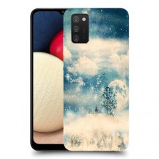 יופי חורף כיסוי מגן קשיח מעוצב ל Samsung Galaxy A02s יחידה אחת סקרין מובייל