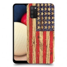עץ ארצות הברית כיסוי מגן קשיח מעוצב ל Samsung Galaxy A02s יחידה אחת סקרין מובייל