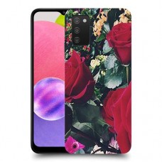 ורדים כיסוי מגן קשיח מעוצב ל Samsung Galaxy A03s יחידה אחת סקרין מובייל
