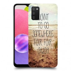 במקום רחוק רחוק כיסוי מגן קשיח מעוצב ל Samsung Galaxy A03s יחידה אחת סקרין מובייל