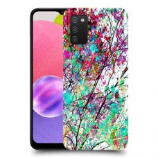 באביב בסגול כיסוי מגן קשיח מעוצב ל Samsung Galaxy A03s יחידה אחת סקרין מובייל