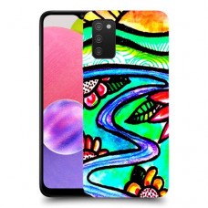 ויטראז 'תמונה כיסוי מגן קשיח מעוצב ל Samsung Galaxy A03s יחידה אחת סקרין מובייל