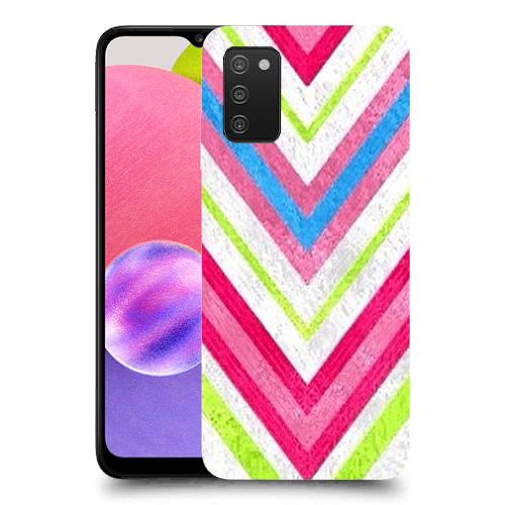 צבעים חשופים כיסוי מגן קשיח מעוצב ל Samsung Galaxy A03s יחידה אחת סקרין מובייל