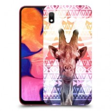 ג'ירפה נחמד כיסוי מגן קשיח מעוצב ל Samsung Galaxy A10 יחידה אחת סקרין מובייל