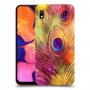 נוצת טווס כיסוי מגן קשיח מעוצב ל Samsung Galaxy A10 יחידה אחת סקרין מובייל