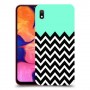 פסים במנטה כיסוי מגן קשיח מעוצב ל Samsung Galaxy A10 יחידה אחת סקרין מובייל