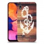 עוגן מעץ כיסוי מגן קשיח מעוצב ל Samsung Galaxy A10 יחידה אחת סקרין מובייל