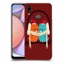 זוג יונים כיסוי מגן קשיח מעוצב ל Samsung Galaxy A10s יחידה אחת סקרין מובייל