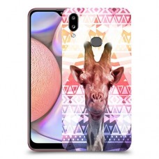ג'ירפה נחמד כיסוי מגן קשיח מעוצב ל Samsung Galaxy A10s יחידה אחת סקרין מובייל