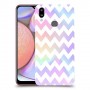 גיאומטריה פסטל כיסוי מגן קשיח מעוצב ל Samsung Galaxy A10s יחידה אחת סקרין מובייל