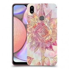 חמניות מוזרה סגולה כיסוי מגן קשיח מעוצב ל Samsung Galaxy A10s יחידה אחת סקרין מובייל