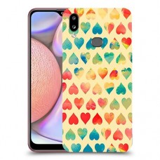 לבבות קשת כיסוי מגן קשיח מעוצב ל Samsung Galaxy A10s יחידה אחת סקרין מובייל