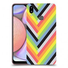 פסים קשת כיסוי מגן קשיח מעוצב ל Samsung Galaxy A10s יחידה אחת סקרין מובייל