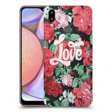 רוז אהבה כיסוי מגן קשיח מעוצב ל Samsung Galaxy A10s יחידה אחת סקרין מובייל