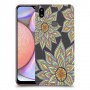 חמניות בשחור כיסוי מגן קשיח מעוצב ל Samsung Galaxy A10s יחידה אחת סקרין מובייל