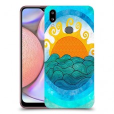 זריחה ליד הים כיסוי מגן קשיח מעוצב ל Samsung Galaxy A10s יחידה אחת סקרין מובייל