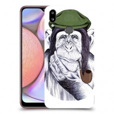 חשיבה קוף כיסוי מגן קשיח מעוצב ל Samsung Galaxy A10s יחידה אחת סקרין מובייל