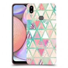 משולשים כיסוי מגן קשיח מעוצב ל Samsung Galaxy A10s יחידה אחת סקרין מובייל