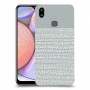 נקודות לבנות אפור כיסוי מגן קשיח מעוצב ל Samsung Galaxy A10s יחידה אחת סקרין מובייל