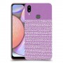 נקודות לבנות בסגול כיסוי מגן קשיח מעוצב ל Samsung Galaxy A10s יחידה אחת סקרין מובייל