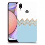 לבן כחול כיסוי מגן קשיח מעוצב ל Samsung Galaxy A10s יחידה אחת סקרין מובייל