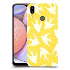 צהוב ציפור החיים כיסוי מגן קשיח מעוצב ל Samsung Galaxy A10s יחידה אחת סקרין מובייל