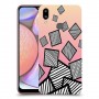 זאברה ריבועים כיסוי מגן קשיח מעוצב ל Samsung Galaxy A10s יחידה אחת סקרין מובייל