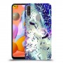גשם מתכת כיסוי מגן קשיח מעוצב ל Samsung Galaxy A11 יחידה אחת סקרין מובייל