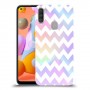 גיאומטריה פסטל כיסוי מגן קשיח מעוצב ל Samsung Galaxy A11 יחידה אחת סקרין מובייל