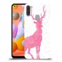 צבי ורוד כיסוי מגן קשיח מעוצב ל Samsung Galaxy A11 יחידה אחת סקרין מובייל