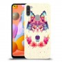 פיקסל וולף כיסוי מגן קשיח מעוצב ל Samsung Galaxy A11 יחידה אחת סקרין מובייל