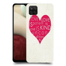 אהבה היא אדיבה כיסוי מגן קשיח מעוצב ל Samsung Galaxy A12 יחידה אחת סקרין מובייל