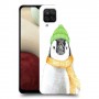 פינגווין בקור כיסוי מגן קשיח מעוצב ל Samsung Galaxy A12 יחידה אחת סקרין מובייל
