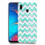 גיאומטריה טורקיז כיסוי מגן קשיח מעוצב ל Samsung Galaxy A20 יחידה אחת סקרין מובייל