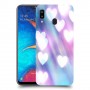 לבבות מעורפלים בכחול כיסוי מגן קשיח מעוצב ל Samsung Galaxy A20 יחידה אחת סקרין מובייל