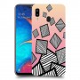 זאברה ריבועים כיסוי מגן קשיח מעוצב ל Samsung Galaxy A20 יחידה אחת סקרין מובייל