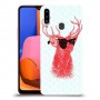 אדג אדום במשקפיים כיסוי מגן קשיח מעוצב ל Samsung Galaxy A20s יחידה אחת סקרין מובייל