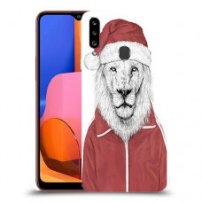 סנטה אריה כיסוי מגן קשיח מעוצב ל Samsung Galaxy A20s יחידה אחת סקרין מובייל