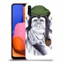 חשיבה קוף כיסוי מגן קשיח מעוצב ל Samsung Galaxy A20s יחידה אחת סקרין מובייל